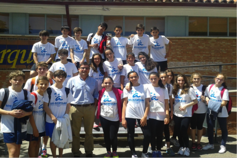 EL IES AZARQUIEL CAMPEÓN EN LA JORNADA ”JUGANDO AL ATLETISMO”