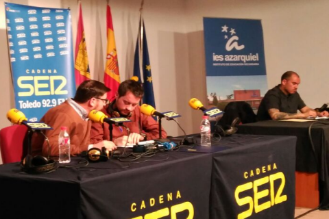 LA CADENA SER EMITE SU PROGRAMA HOY X HOY TOLEDO DESDE EL IES AZARQUIEL.