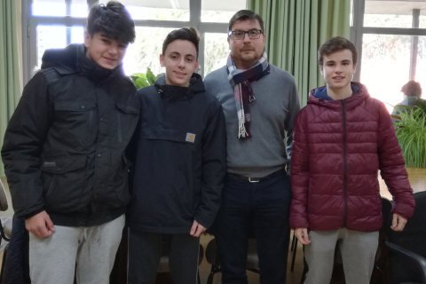 TRES ALUMNOS DEL AZARQUIEL EN LOS CAMPEONATOS DE ESPAÑA DE FÚTBOL-SALA.