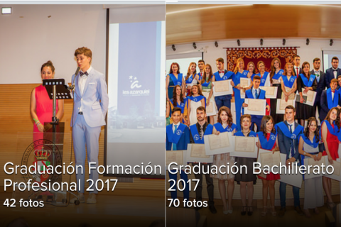 FOTOS GRADUACIONES DE BACHILLERATO Y FORMACIÓN PROFESIONAL.