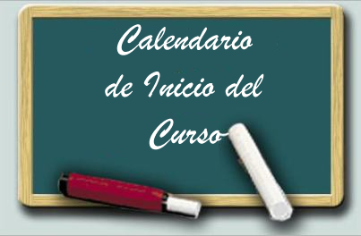 CALENDARIO DE INICIO DE CURSO 2017-2018