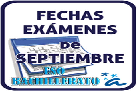Resultado de imagen de icono exámenes de septiembre 2017
