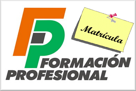 CALENDARIO DE MATRICULA DE FORMACIÓN  PROFESIONAL.