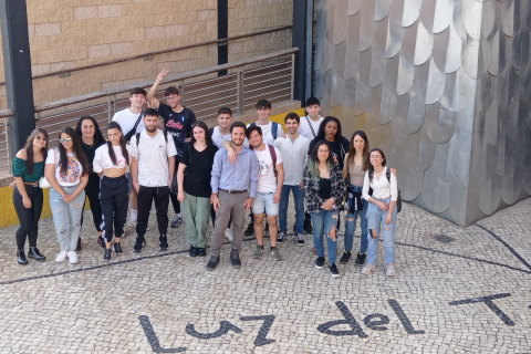 VISITA DE ALUMNOS DE PREVENCIÓN DE RIESGOS A LAS INSTALACIONES DEL CC "LUZ DEL TAJO"