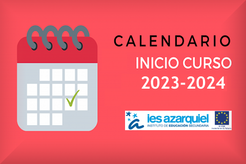 CALENDARIO DE INICIO DE CURSO 23-24.