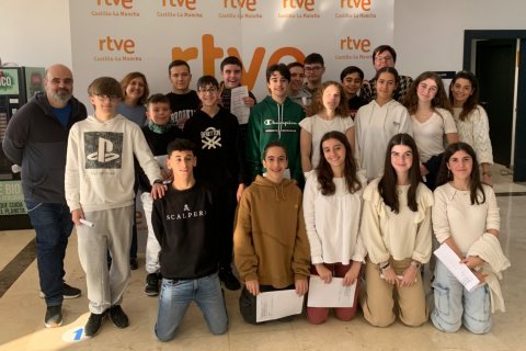 NUESTRO TALLER DE RADIO VISITA RTVE CLM.