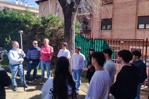 VISITA DEL INGENIERO TOPÓGRAFO JUAN TORO.